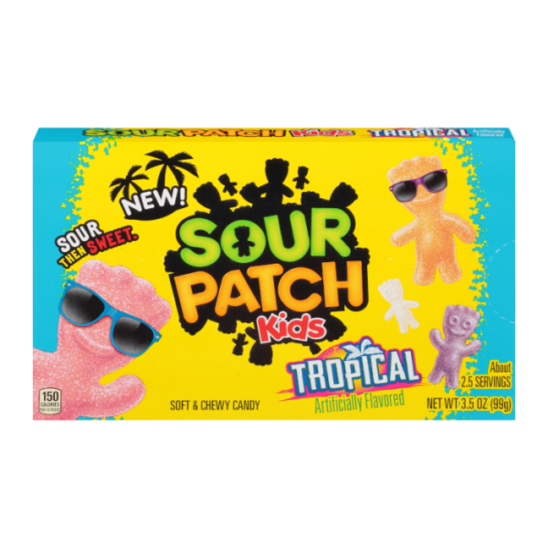 Sour Patch Kids Tropical Theatre Box 99g x 12
